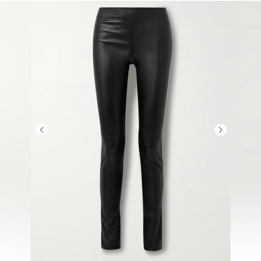 Authentic J Brand Leather Stretch Leggings size XS $998.00